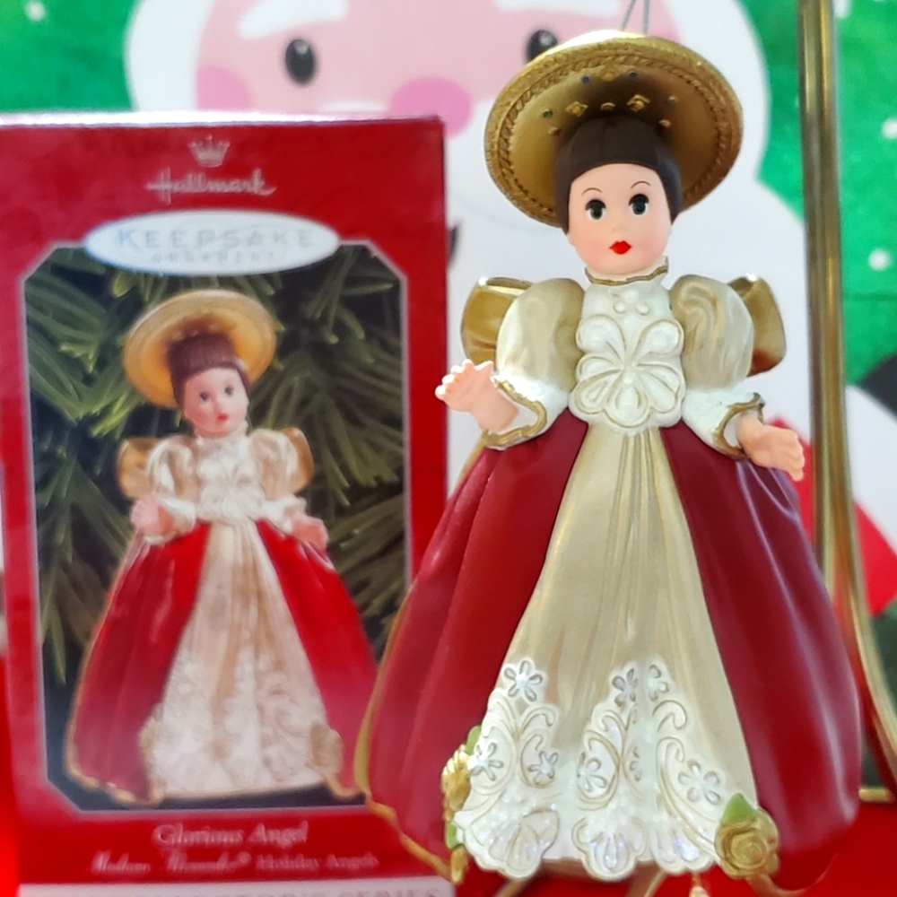 Vintage 1997 Hallmark Madame Alexander Keepsake Ornament Holiday Angels Series